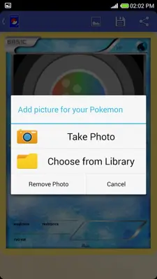 Card Maker-Pokemon android App screenshot 3